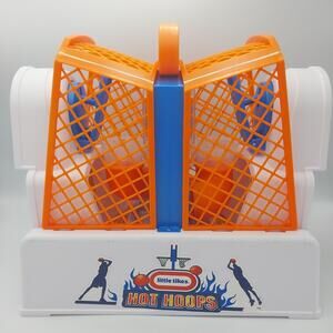 Little Tikes Hot Hoops Foldable Basketball Carry Retro 1 Ball